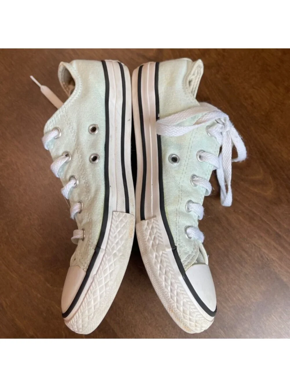 Converse Chuck Taylor All Star Low Top Sneakers‎ Big Kid Size 2 Pastel Green